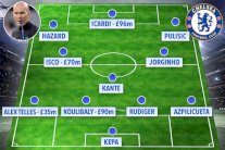 زيدان يشترط على تشيلسي إبقاء هازارد ورصد 200 مليون للتعاقدات الصيفية