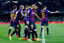 برشلونة يمضي بثبات نحو اللقب بثلاثية رائعة لميسي