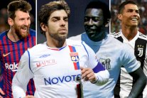 ميسي ورونالدو خارج قائمة افضل 10 هدافين في الركلات الحرة المباشرة