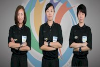 أول طاقم تحكيم نسائي في مسابقات الاتحاد الآسيوي للرجال