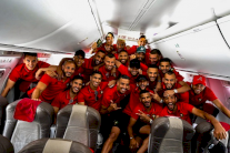 بعثة منتخب المغرب تغادر إلى مصر للمشاركة في الـ(كان)