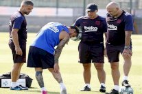 ميسي يصاب في التمرين الأول قبل أقل من أسبوعين على انطلاق الليغا