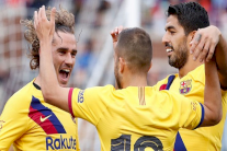 هدف أول لغريزمان مع برشلونة في فوز ودي على نابولي