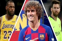 غريزمان بعد تسجيله الثنائية يكشف : قمت بتقليد ليبرون وميسي