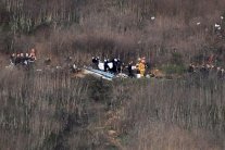 وفاة كوبي براينت: انتشال الجثث التسع في مكان تحطم الطائرة