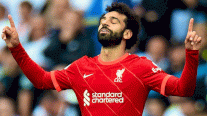 صلاح يُسجّل هدفه المئة واضعاً ليفربول على نفس المسافة من يونايتد وتشلسي
