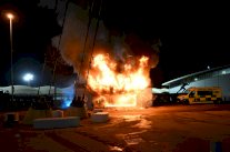 دوري أبطال أوروبا: اندلاع حريق خارج ملعب سيتي قبل مواجهته الحاسمة مع كلوب بروج