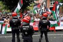 طواف إسبانيا: تقصير المرحلة 11 بسبب تظاهرة مؤيدة للفلسطينيين