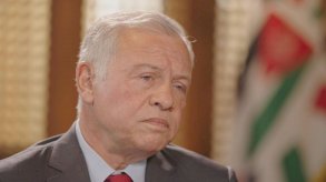 صورة للعاهل الأردني، الملك عبد الله الثاني، خلال مقابلة مع بي بي سي. - BBC