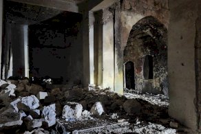 لقطات من مكان التفجير في حي باب الفرج بحلب - سانا