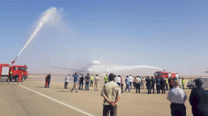 وصول طائرة شركة الخطوط الجوية الأفريقية صباح الجمعة لمطار بنينا الدولي