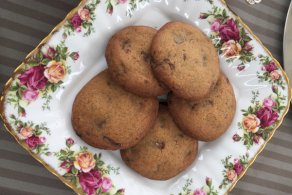 كوكيز الشوكولا باللوز