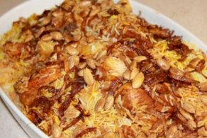 قوزة الأرز بلحم الغنم