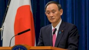  الوزراء الياباني يوشيهيدي سوغا في 25 ديسمبر 2020 في طوكيو