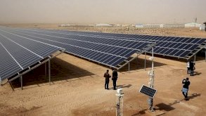محطة لإنتاج الطاقة الشمسية في الأردن