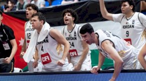 لاعبون في منتخب الأردن لكرة السلة