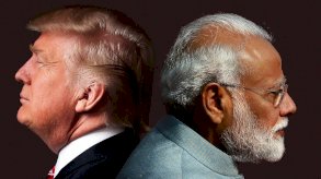 الرئيس الأميركي دونالد ترامب ورئيس وزراء الهند ناريندرا مودي