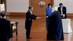 ناصر المحمد يتسلم 