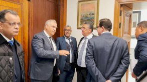 وزير الداخلية المغربي في حديث مع الوزير وهبي والنائب بوانو ( العدالة والتنمية ) لتهدئة الاجواء المشحونة في البرلمان