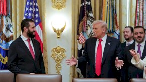 الرئيس الأميركي دونالد ترامب والرئيس السوري للفترة الانتقالية أحمد الش