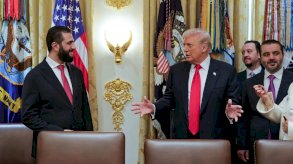 الرئيس الأميركي دونالد ترامب والرئيس السوري للمرحلة الإنتقالية أحمد الشرع