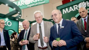 وزير الفلاحة المغربي مع نظيره الالماني في زيارة للجناح المغربي بالمعرض 