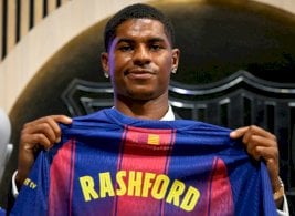 راشفورد يسجّل أول أهدافه مع برشلونة
