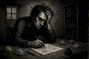 معاناة شاعر مغمور