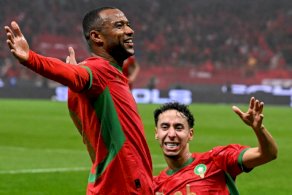 سجل أيوب الكعبي ثلاثة أهداف للمغرب في دور المجموعات