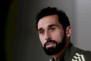 ألفارو أربيلوا مدرب ريال مدريد الجديد في مؤتمر صحافي، في 13 كانون الثاني/يناير 2025