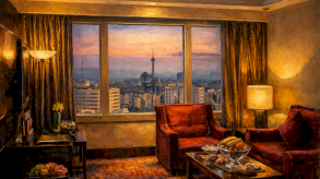 نافذة في الطابق الرابع عشر‎