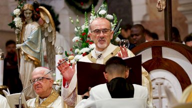 بطريرك اللاتين في القدس الكاردينال بيير باتيستا بيتسابلا - Getty Images