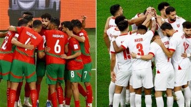لاعبو المغرب والأردن