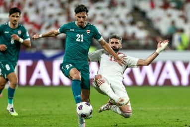 انتهت مباراة الذهاب بين المنتخبين بالتعادل 1-1