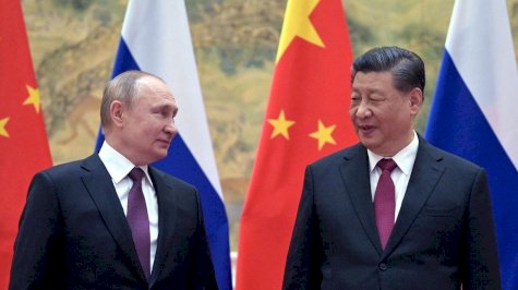 الرئيس الصيني شي جين بينغ والرئيس الروسي فلاديمير بوتين
