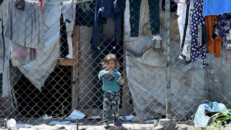 مخيم للاجئين السوريين في البقاع اللبناني. يونيو 2023