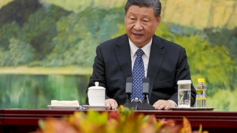 الرئيس الصيني شي جينبينغ في بكين في 26 نيسان (أبريل) 2024 