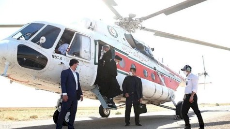 طائرة الرئيس الإيراني ابراهيم رئيسي في خطر