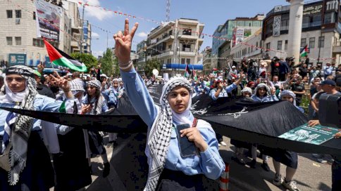 فلسطينيون في الضفة الغربية المحتلة يحيون الذكرى الـ 76 لما يُعرف بالـ 