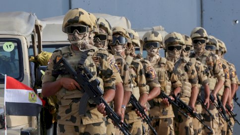 جانب من تدريبات القوات المسلحة المصرية