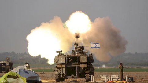 دبابة إسرائيلية تطلق النار على قطاع غزة