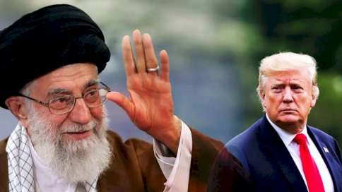 الرئيس الأميركي دونالد ترامب والمرشد الإيراني علي خامنئي