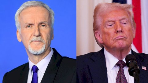 الرئيس الأميركي دونالد ترامب والمخرج جيمس كاميرون