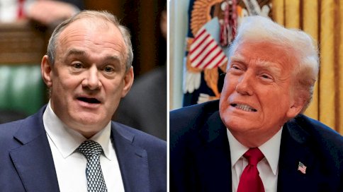 الرئيس الأميركي دونالد ترامب والسياسي البريطاني إد ديفي